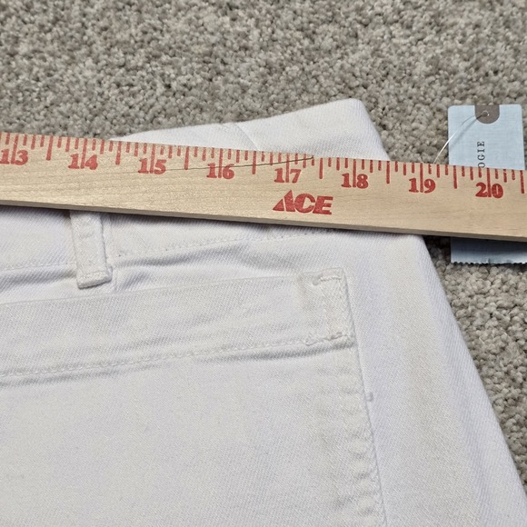 NWT Anthropologie Maeve 16W The Colette Shorts White 16 W Plus Size New - Picture 8 of 9